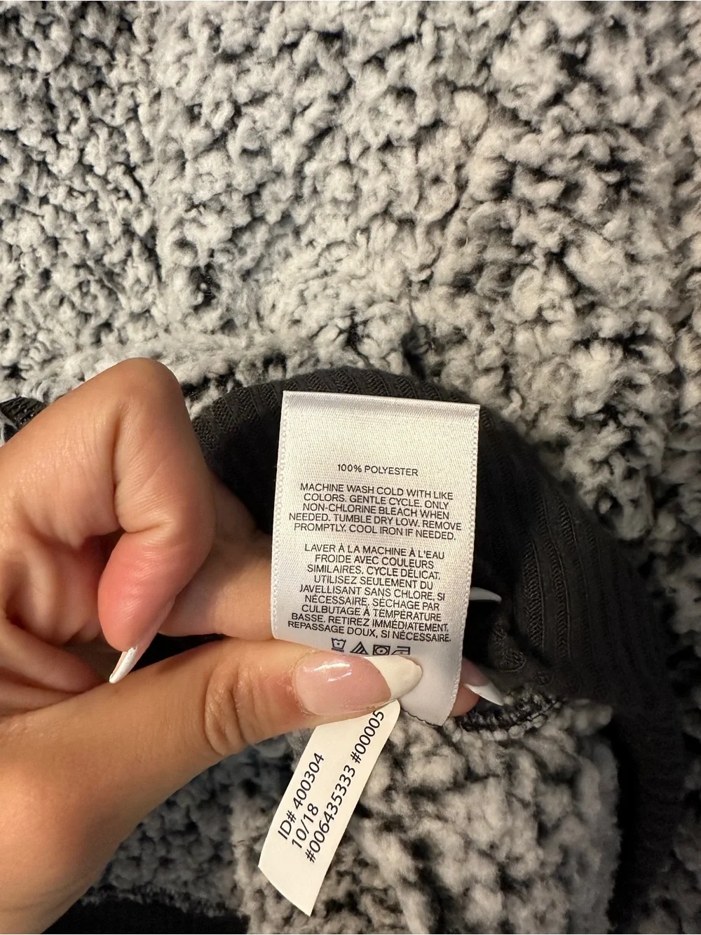 Express Fuzzy Sherpa Jacket- Full Zip